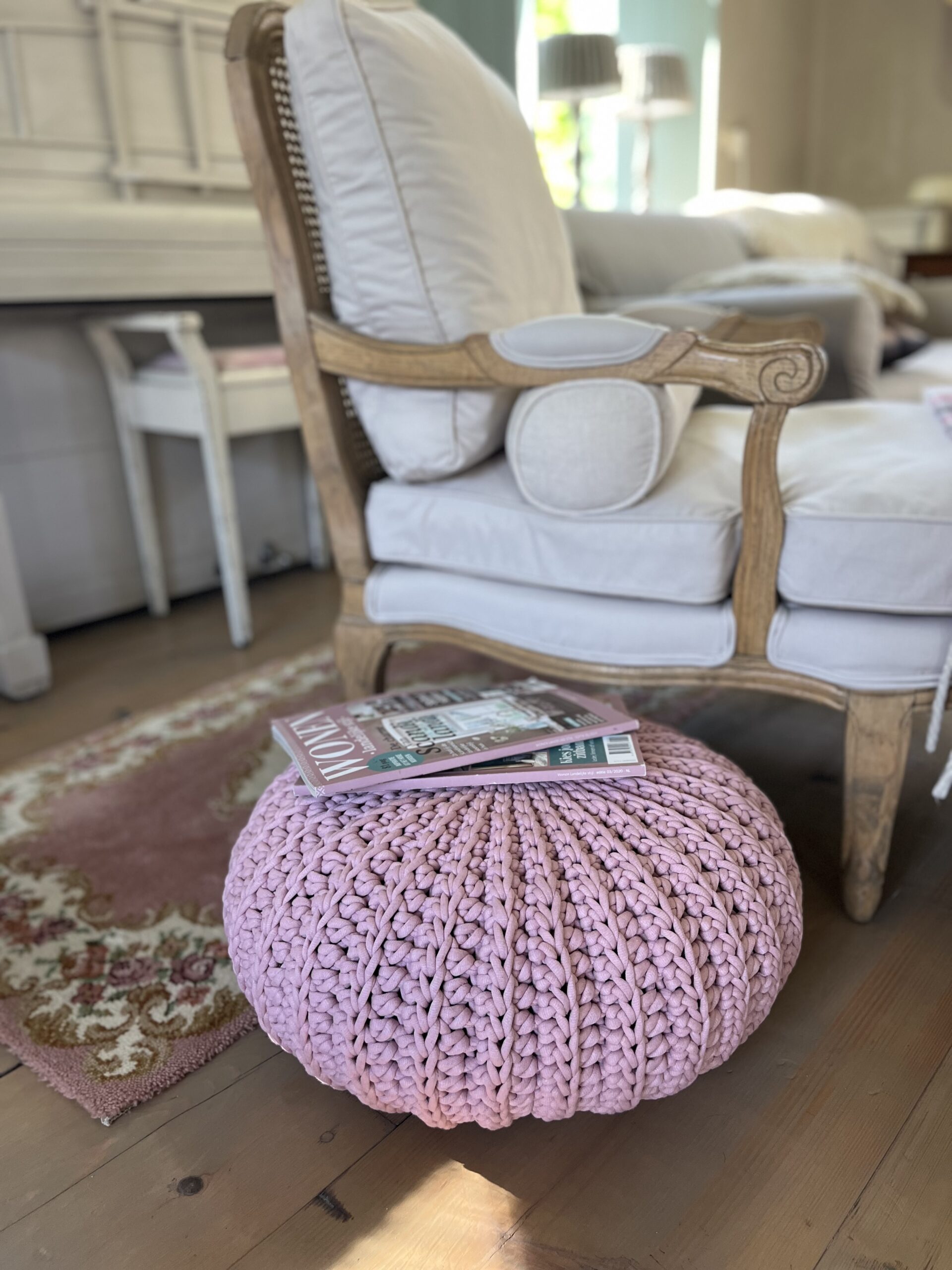 Haakpakket Ribbelpoef Basic Lodge