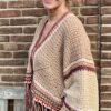 Haakpakket Boho kaftan blouse met franje