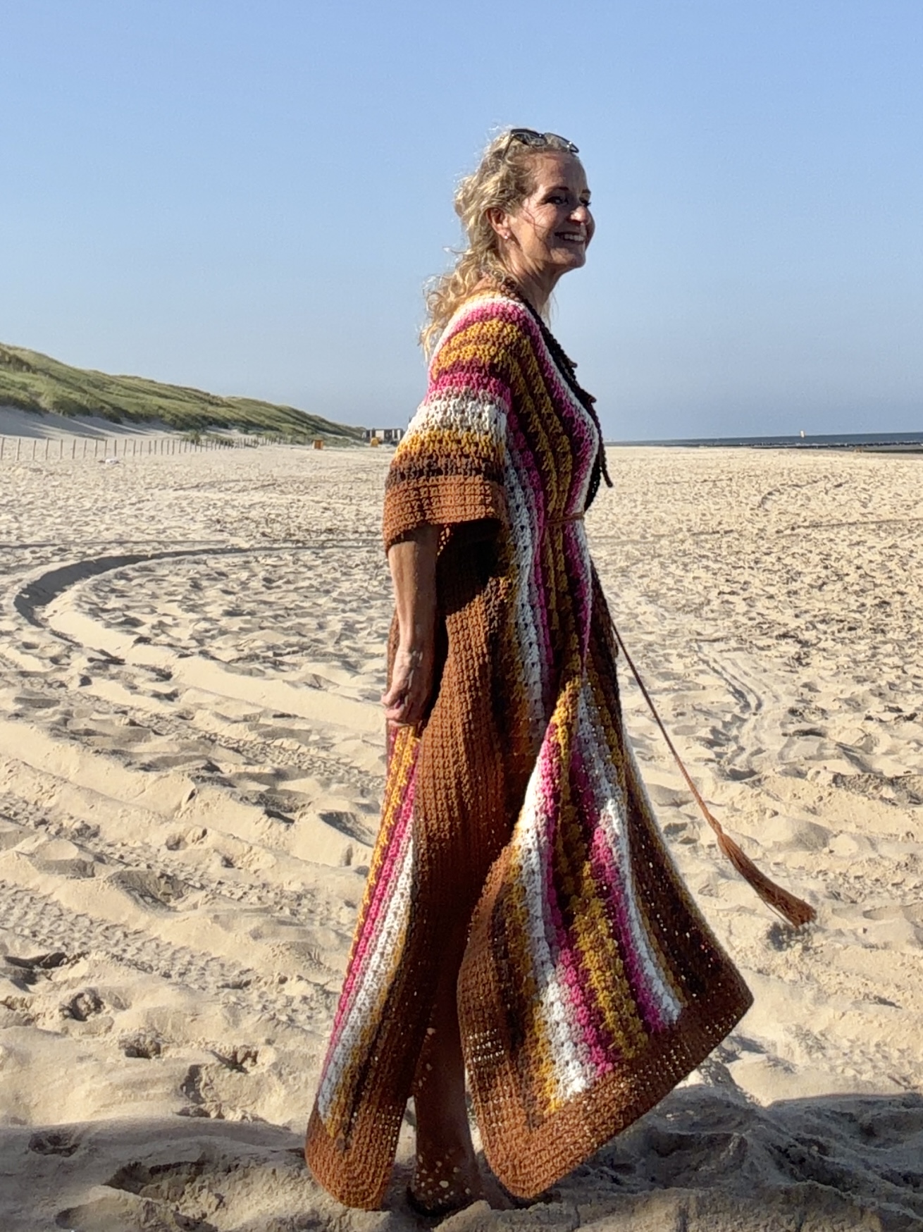 haakpakket strandkimono cover-up